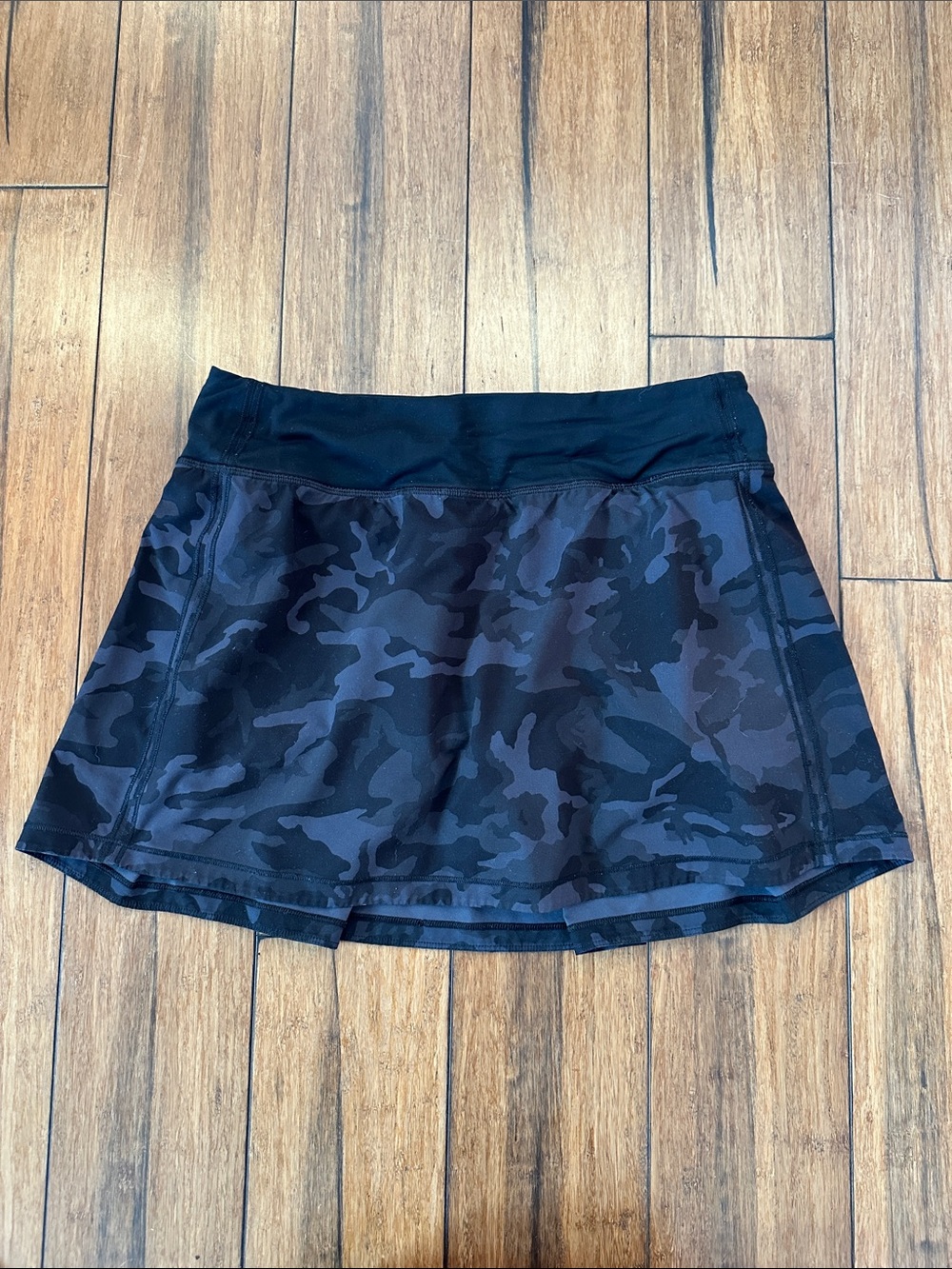 lululemon athletica Black Camo Performance Skort